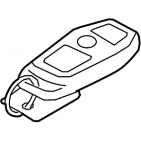 Ключ Lincoln MKZ 17-20 smart, 5 кнопок 868MHZ