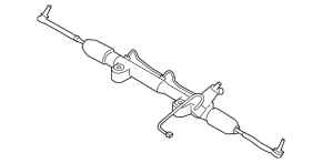 Рейка рулевая Infiniti G25 G35 G37 4d 06-15 RWD