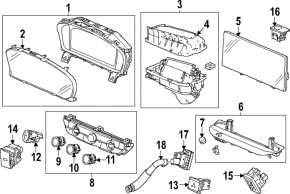 Управление климат-контролем Honda Accord 23-26