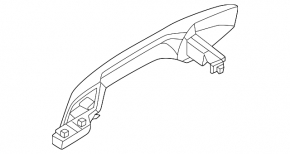 Mâner exterior ușă dreapta față Nissan Murano 25-26