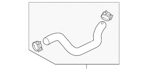 Патрубок охлаждения верхний Mazda 3 14-18 BM 2.0