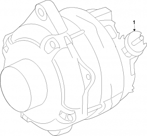 Генератор Ford Edge 22-24 2.0T 240 amp