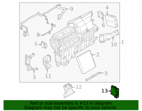 Climate Control Unit Module Nissan Ariya 23-26