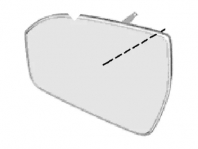 Element oglindă stânga Lincoln MKC 15-19 încălzit