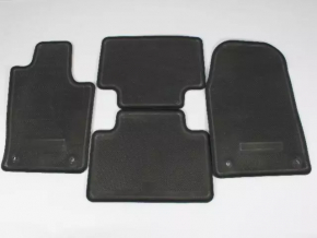Set de covorașe pentru interiorul mașinii Dodge Durango 11-15, material textil negru, pentru 2 rânduri