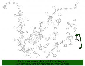 Лямбда-зонд второй Mitsubishi Outlander 22-26 2.5