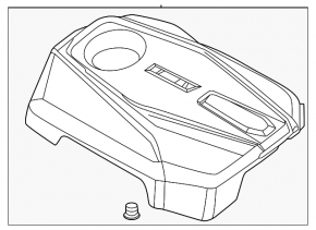 Накладка двигателя Hyundai Sonata 20-26 HEV