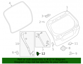 Unitate de control portbagaj Subaru Outback 20-25 pentru amortizoare electrice
