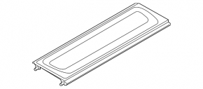 Полка багажника Audi A5 F5 17-24 5D перед, черн, под химч