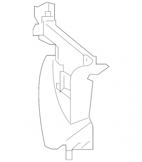 Deflector radiator stanga Mercedes W213 E 300/350/400/450 17-20 2.0T, 3.0T nou original