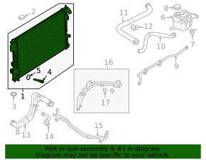 Radiator de răcire apă Ford Explorer 11-19 3.7