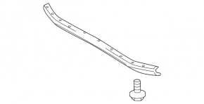 Garnitura de etanșare a capotei pentru Lexus RX300 RX330 RX350 RX400h 04-09