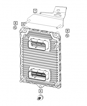 Блок ECU компьютер двигателя Dodge Challenger 15-23 3,6