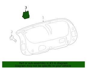 Ручка крышки багажника Lexus GS300 GS350 GS430 GS450h 06-11 внутренняя