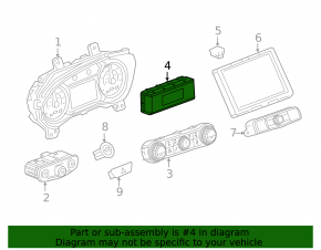 Climate control module Chevrolet Equinox 22-24