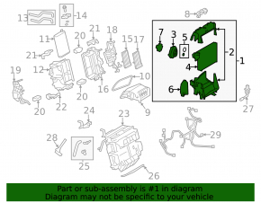 Печка в сборе Audi A4 B8 08-14