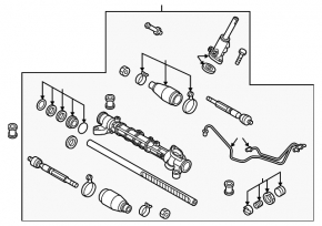 Рейка рулевая Mazda3 MPS 09-13