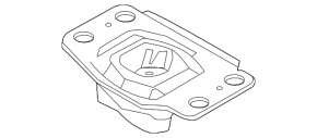 Подушка двигателя левая Ford Fusion mk5 13-20 2.0Т 2.5