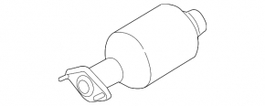 Convertor catalitic spate Ford C-max MK2 13-18 tăiat