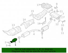 Convertor catalitic spate Ford C-max MK2 13-18 tăiat