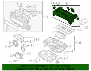 Крышка клапанная VW Jetta 19-21 1.4T