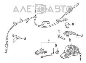 Шифтер КПП Lexus ES250 ES300h ES350 19-26