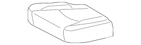 Заднее сидение левые Lexus RX300 RX330 RX350 RX400h 04-09 кожа серое, примята кожа, под химчиску