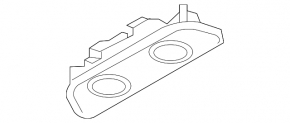 Lampă de plafon spate Audi Q5 80A 18-24 fără panoramă, gri