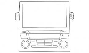 Монитор, дисплей, навигация Subaru Outback 10-14