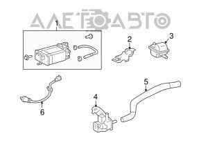 Лямбда-зонд задний первый Lexus RX350 10-15