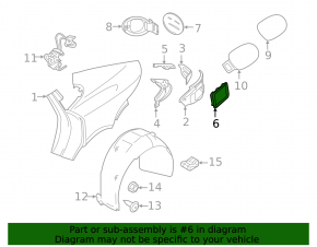 Placă de ventilație stânga Porsche Cayenne 958 11-17