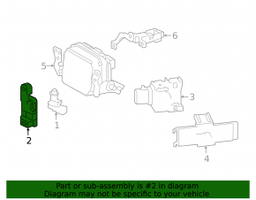 EMISSION SMOG CONTROL SENSOR MODULE Lexus ES300h ES350 13-18