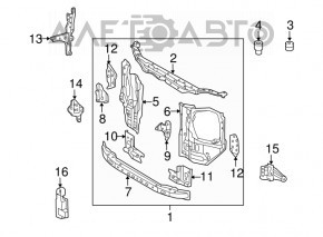 EMISSION SMOG CONTROL SENSOR MODULE Lexus ES300h ES350 13-18
