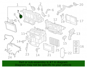 Клапан печки кондиционера Audi A4 B9 17-25 2.0T под R134a