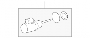 Датчик вакуумного усилителя тормозов Ford Fusion mk5 17-20 hybrid, plug-in