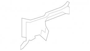 Дефлектор радиатора правый Mercedes W164 ML M272 M273