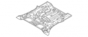 Корыто багажника Hyundai Tucson 22-26 1.6T HEV Korea, на кузове