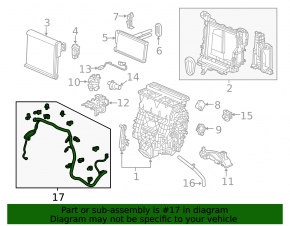 Проводка печки Honda CRV 17-22