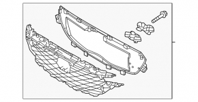Grilă radiator Mazda CX-5 24-25