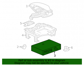 BLUETOOTH COMMUNICATION MODULE COMPUTER Chevrolet Volt 11-13