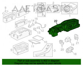 Шифтер КПП Acura TLX 15-
