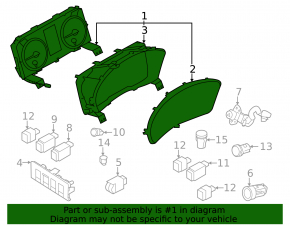 Щиток приборов Subaru Outback 20-21 Base