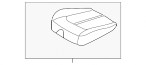 Scaun de pasager Kia Optima 16- fără airbag, electric, material textil negru