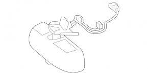 Senzor de ploaie Mercedes W167 GLE 350 450 20-26 sub proiecție