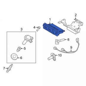 Блок ECU компьютер двигателя Ford Explorer 13-15 sport