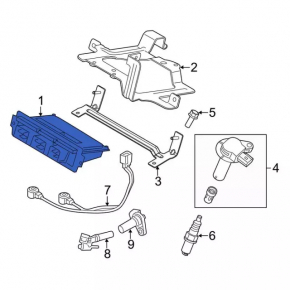 Блок ECU компьютер двигателя Ford Explorer 13-15 sport