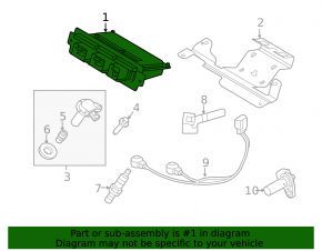 Блок ECU компьютер двигателя Ford Explorer 13-15 sport