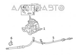 Шифтер АКПП Mazda 6 17-21
