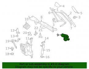Motorul de curățare față Mercedes W164 ML