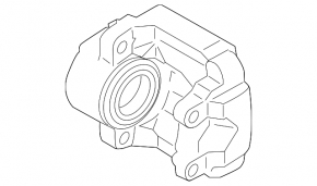 Суппорт в сборе передний левый BMW X5 F15 14-18